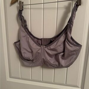 Natori Purple Full-Coverage Bra with Adjustable Straps